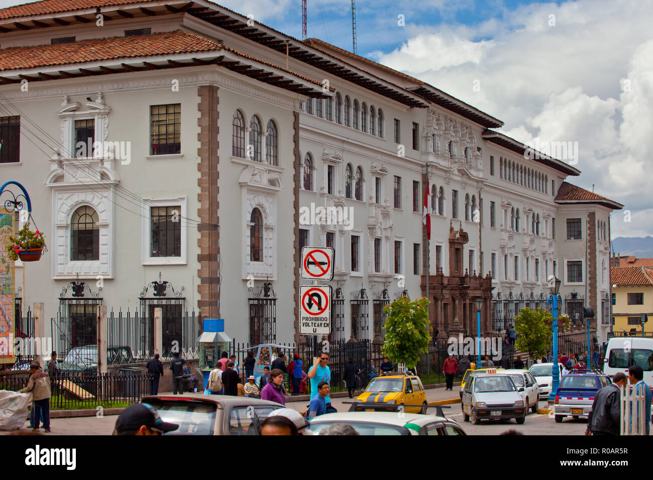 Palazzo Comunale in Cusco Foto Stock