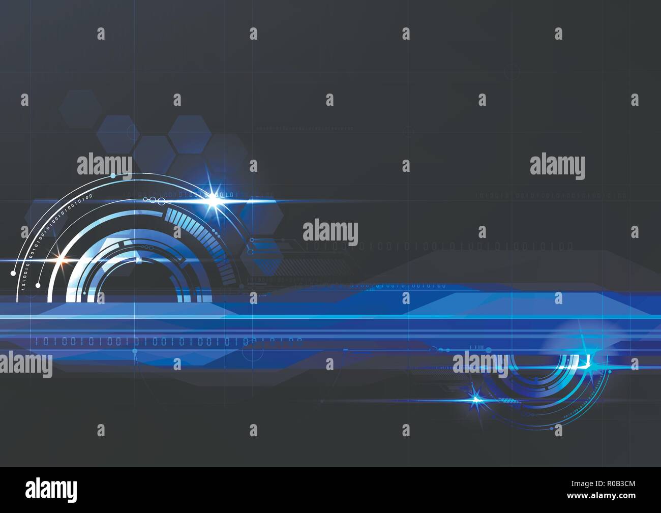 Tecnologico interfaccia intelligente abstract background design vettoriali Illustrazione Vettoriale