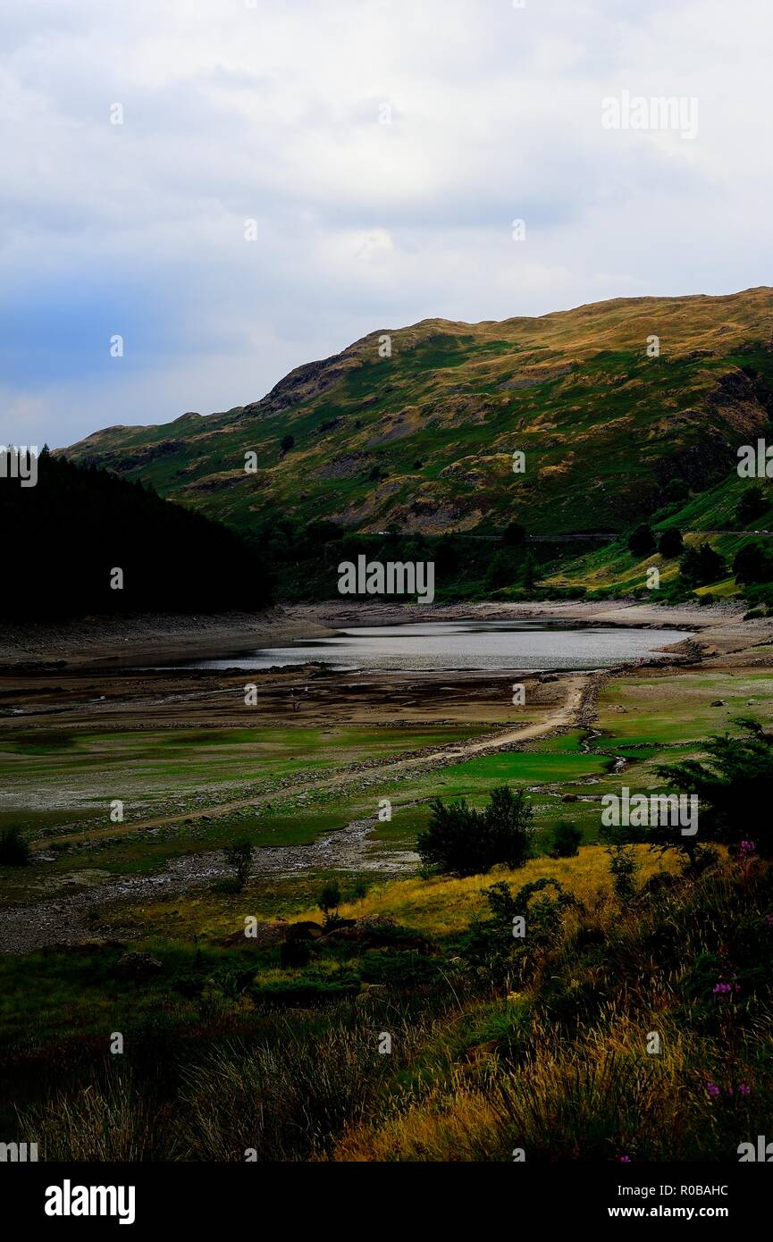 Mardale banche al di sopra di un basso Scafell Foto Stock