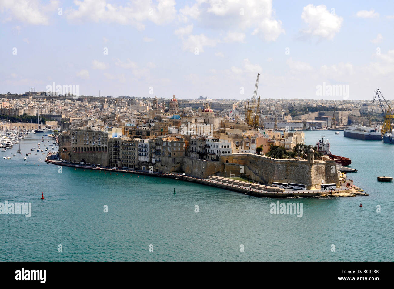 Intorno a Malta - Senglea - una delle tre città Foto Stock