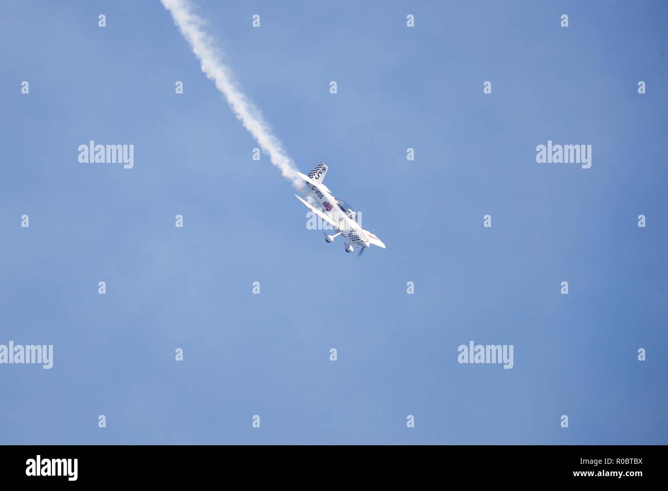 Il team di Raven (Raven) divertente migliaia di spettatori a 2018 Bournemouth Air Festival Foto Stock