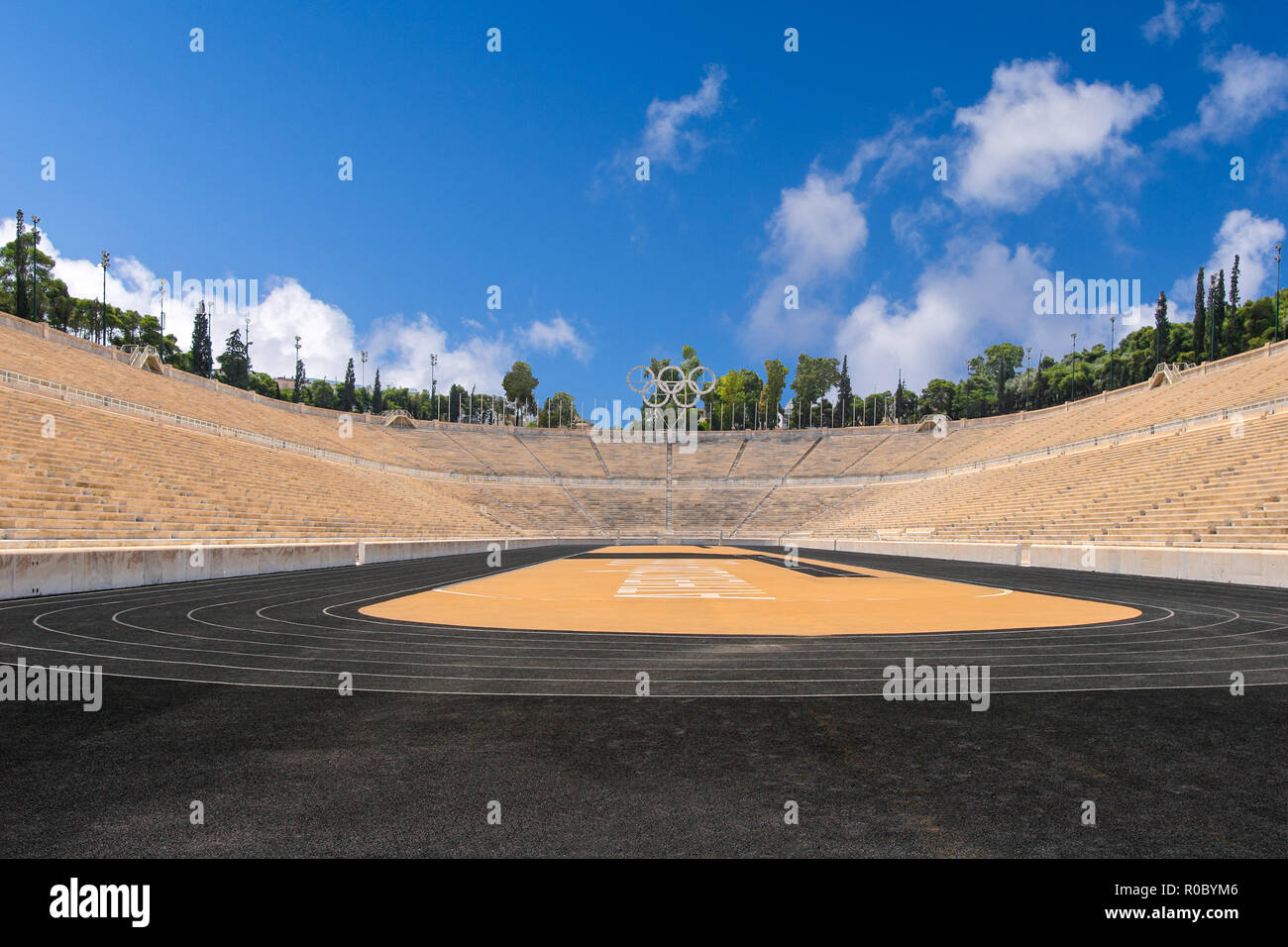 Lo Stadio Olimpico di Atene - Grecia Foto Stock
