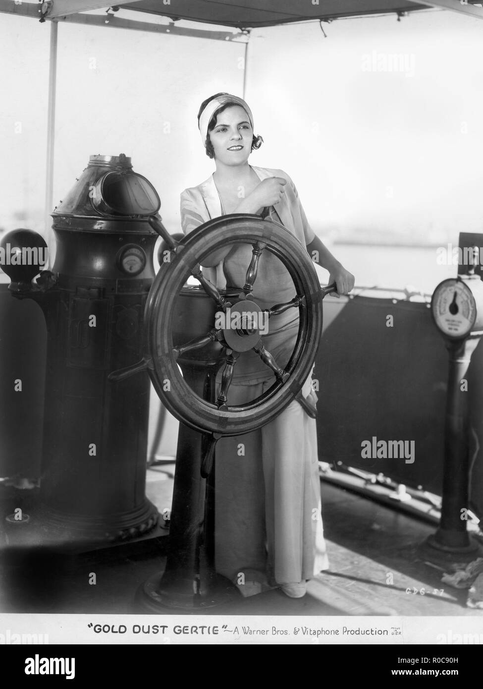 L'attrice Winnie Lightner, sul set del film "polvere d oro Gertie', Warner Bros, 1931 Foto Stock