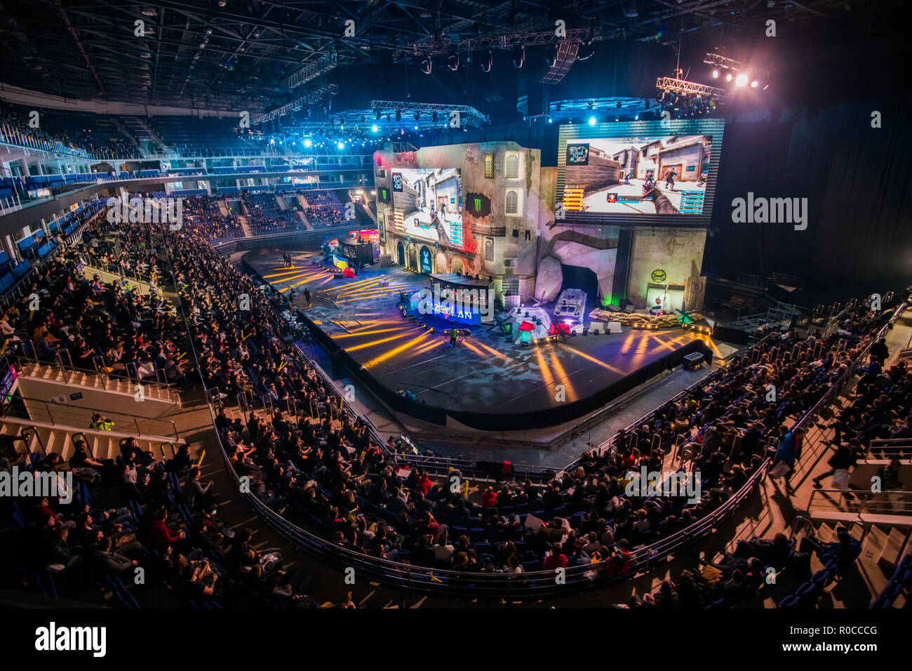 Immagine editoriale di un Counter Strike: offensiva mondiale torneo esports evento. Foto Stock