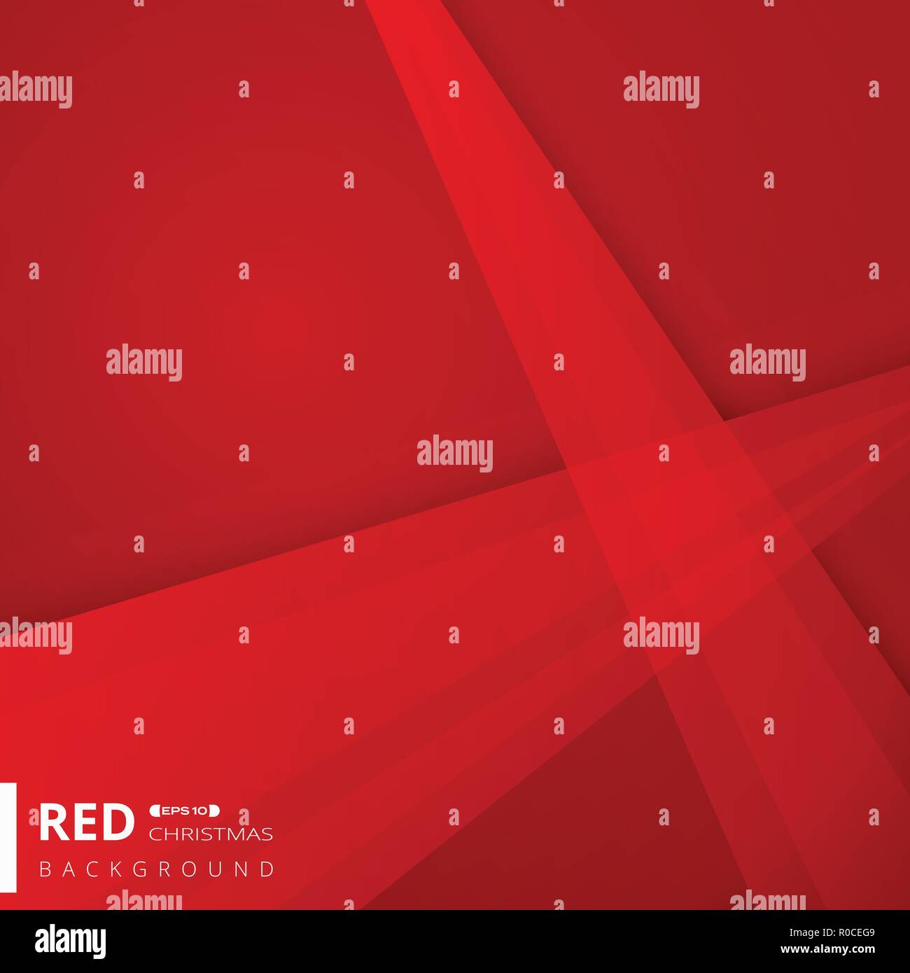 Abstract del gradiente di natale colore rosso sfondo geometrico, vettoriale EPS10 Illustrazione Vettoriale
