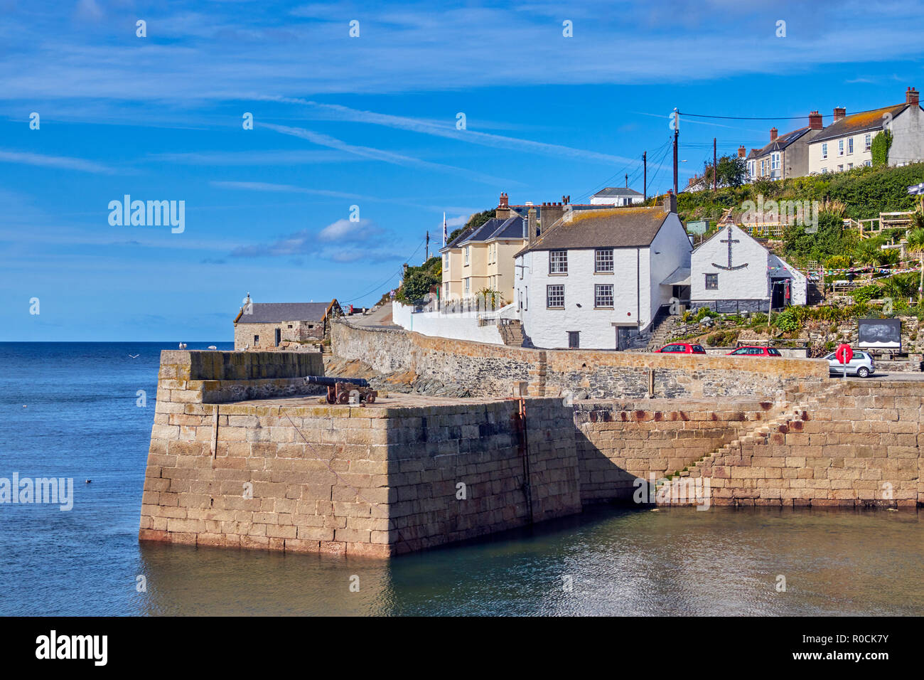 Immagine del porto di Porthleven in Corwall NEL REGNO UNITO Foto Stock