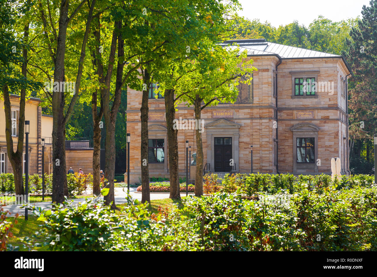 Villa Wahnfried di Bayreuth, Germania Foto Stock