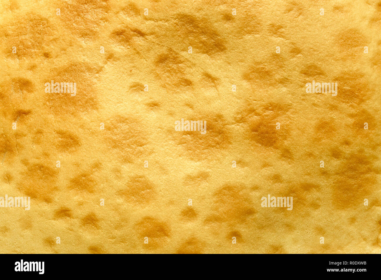Superficie del banale pancake closeup come una texture Foto Stock