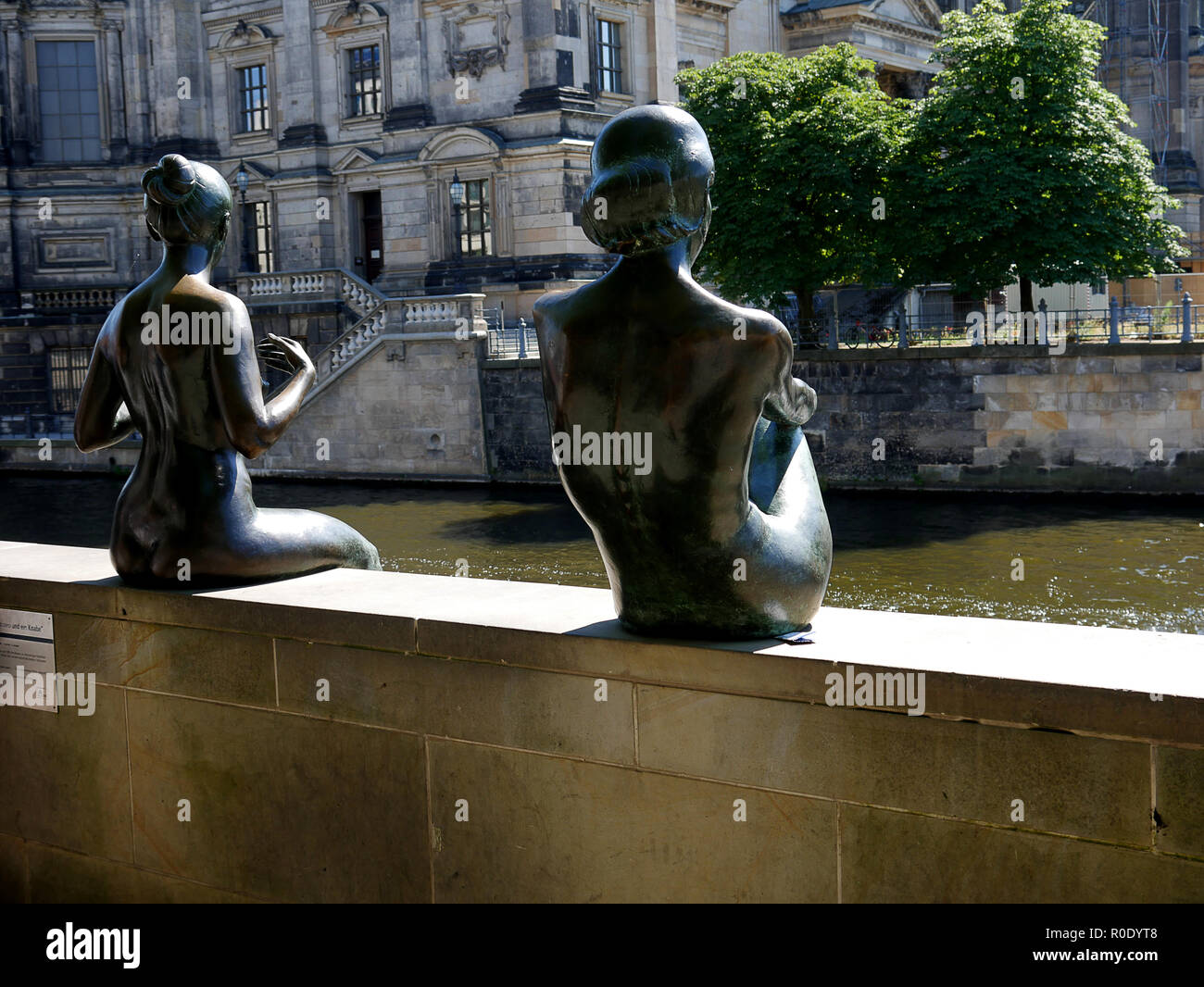 Statue a Berlino Germania Foto Stock