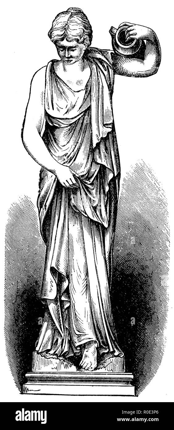 Statua, 1877 Foto Stock