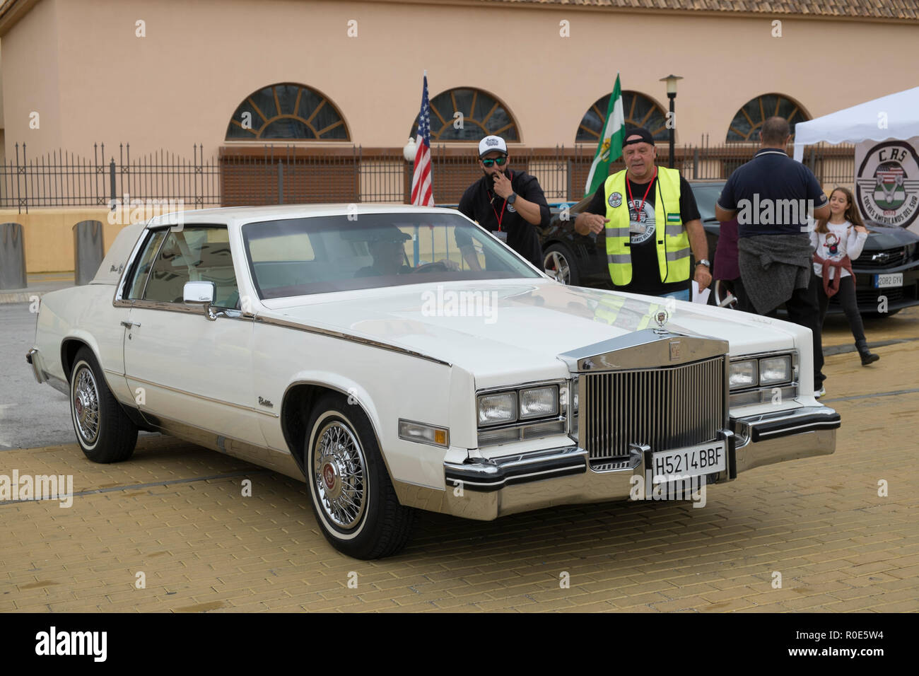 1979-1985 Cadillac Eldorado. US car meeting a Fuengirola, Malaga, Spagna. Foto Stock