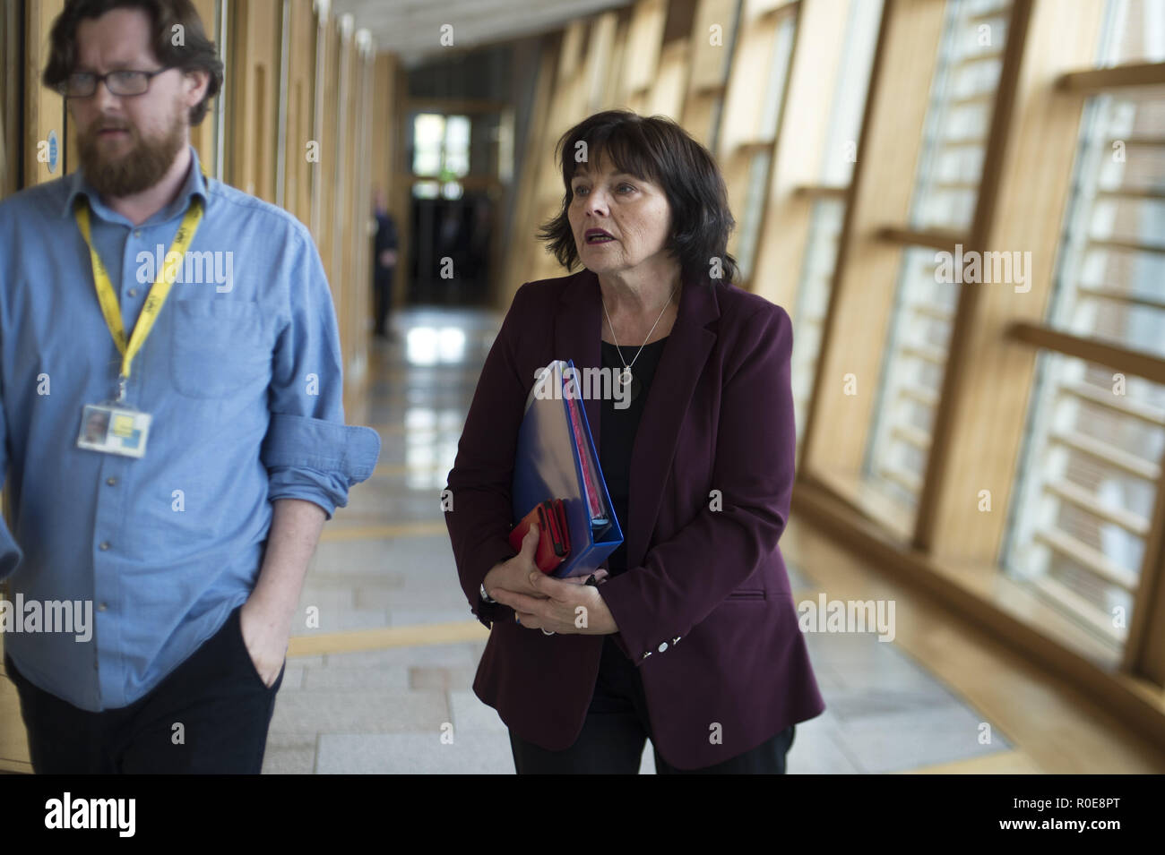 I politici frequentare la Scottish Primo Ministro di domande a Holyrood. Dotato di: Jeane Freeman dove: Edimburgo, Regno Unito quando: 04 Ott 2018 Credit: Euan ciliegio/WENN Foto Stock