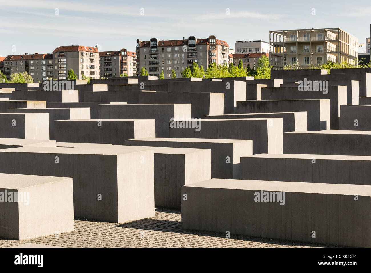 Holocausr mahnmal in Berlino - Germania Foto Stock