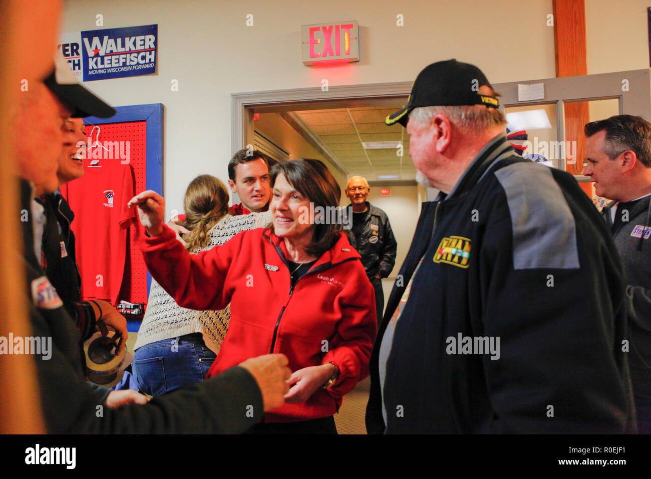 2018 elezioni di mid-term Wisconsin Foto Stock