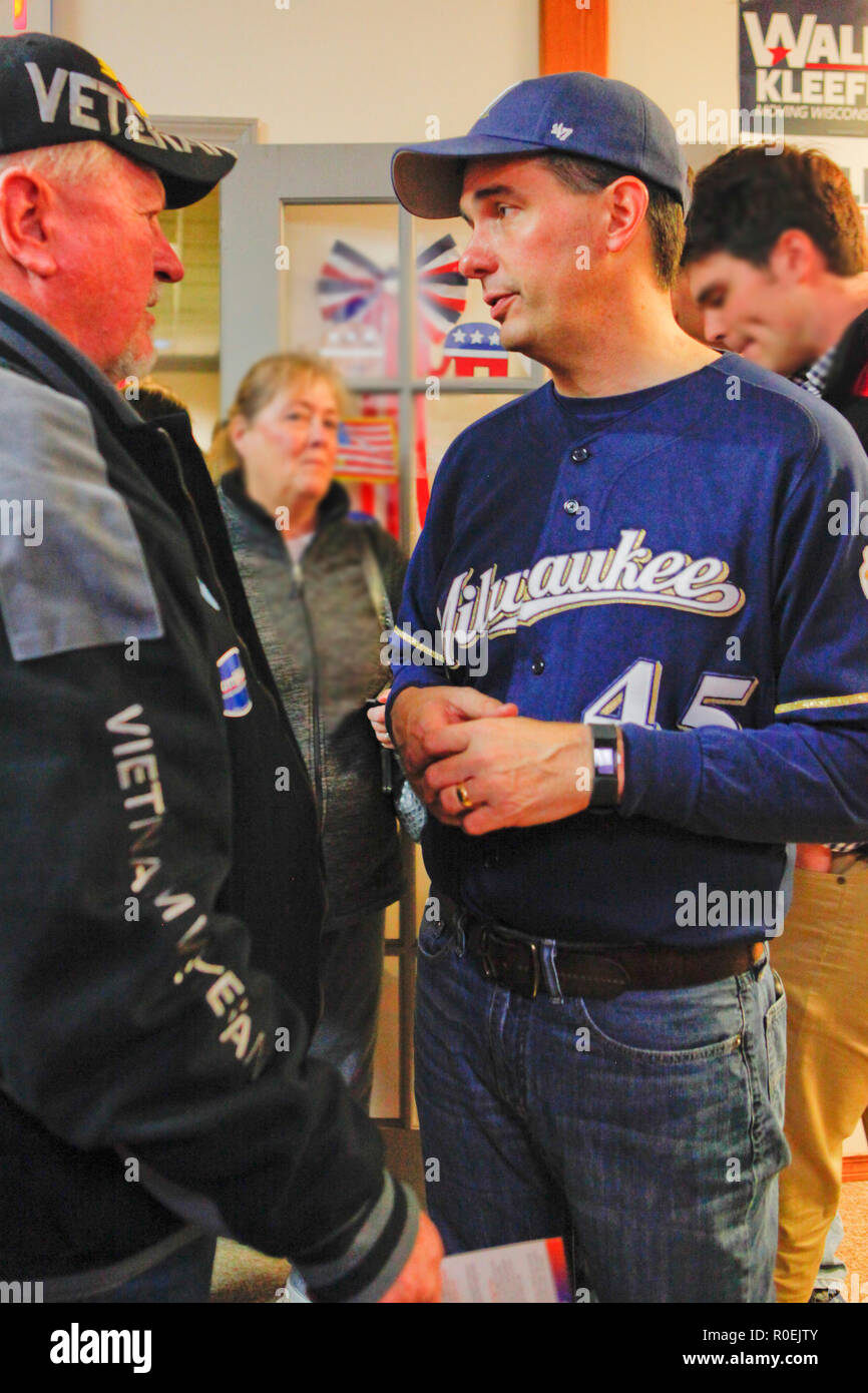 2018 elezioni di mid-term Wisconsin Foto Stock
