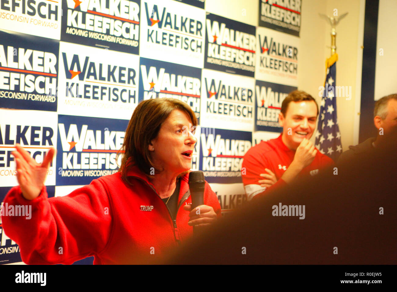 2018 elezioni di mid-term Wisconsin Foto Stock