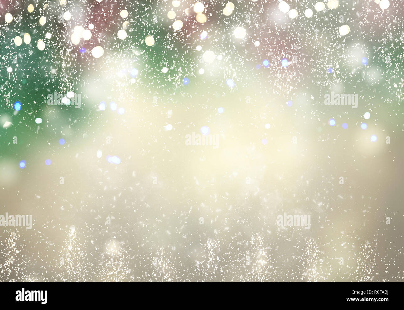 Chrismas sfondo con bagliori Foto Stock