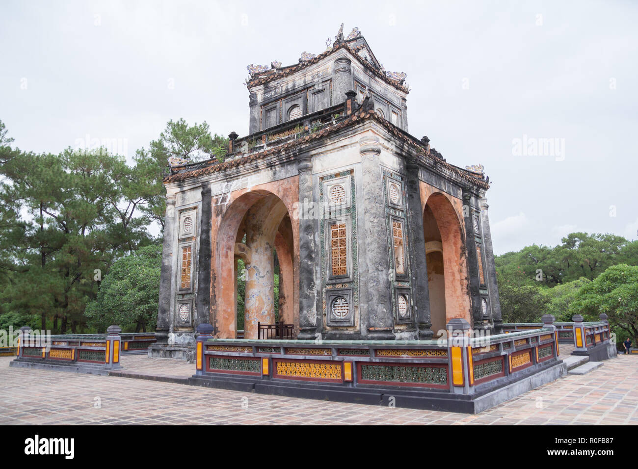 Tu Duc imperatore tomba di Hue Vietnam Foto Stock