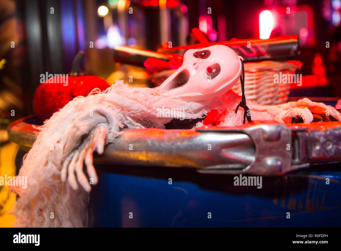 Decorazioni di Halloween Foto Stock