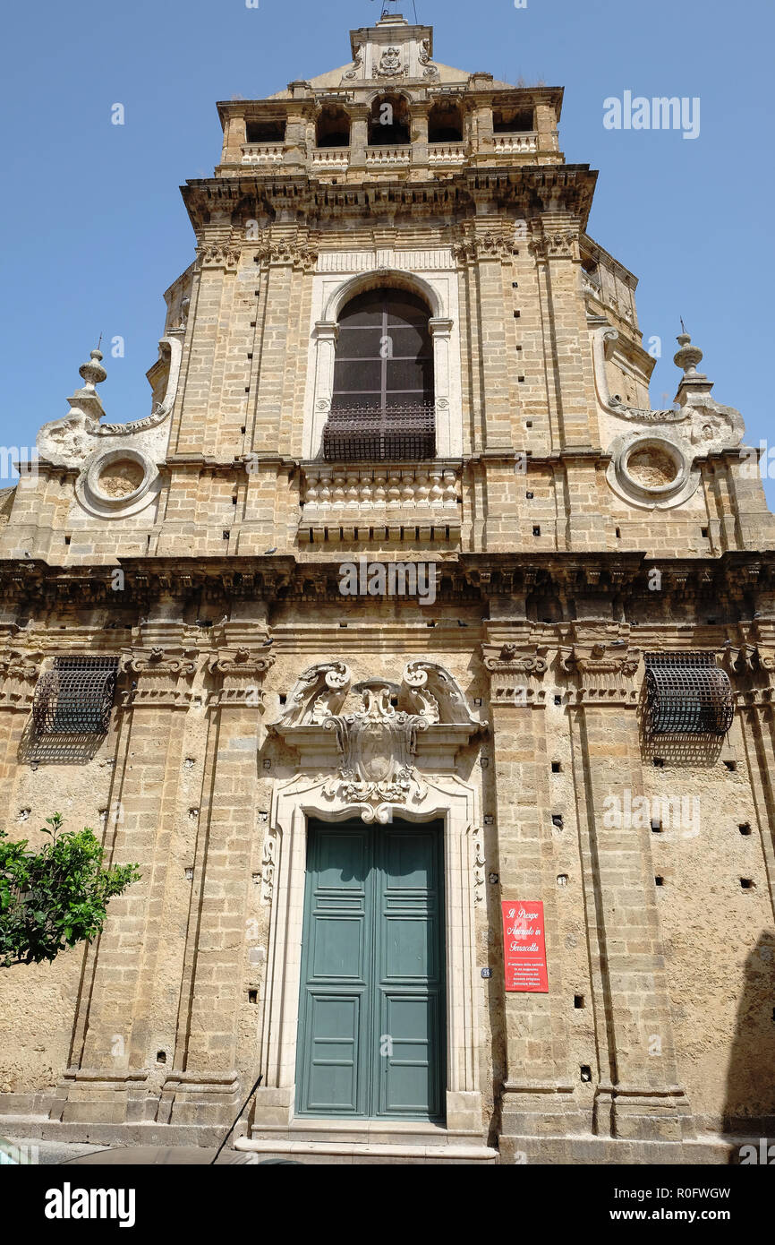 Chiesa del Santissimo Salvatore,Caltagirone,Sicilia Foto Stock