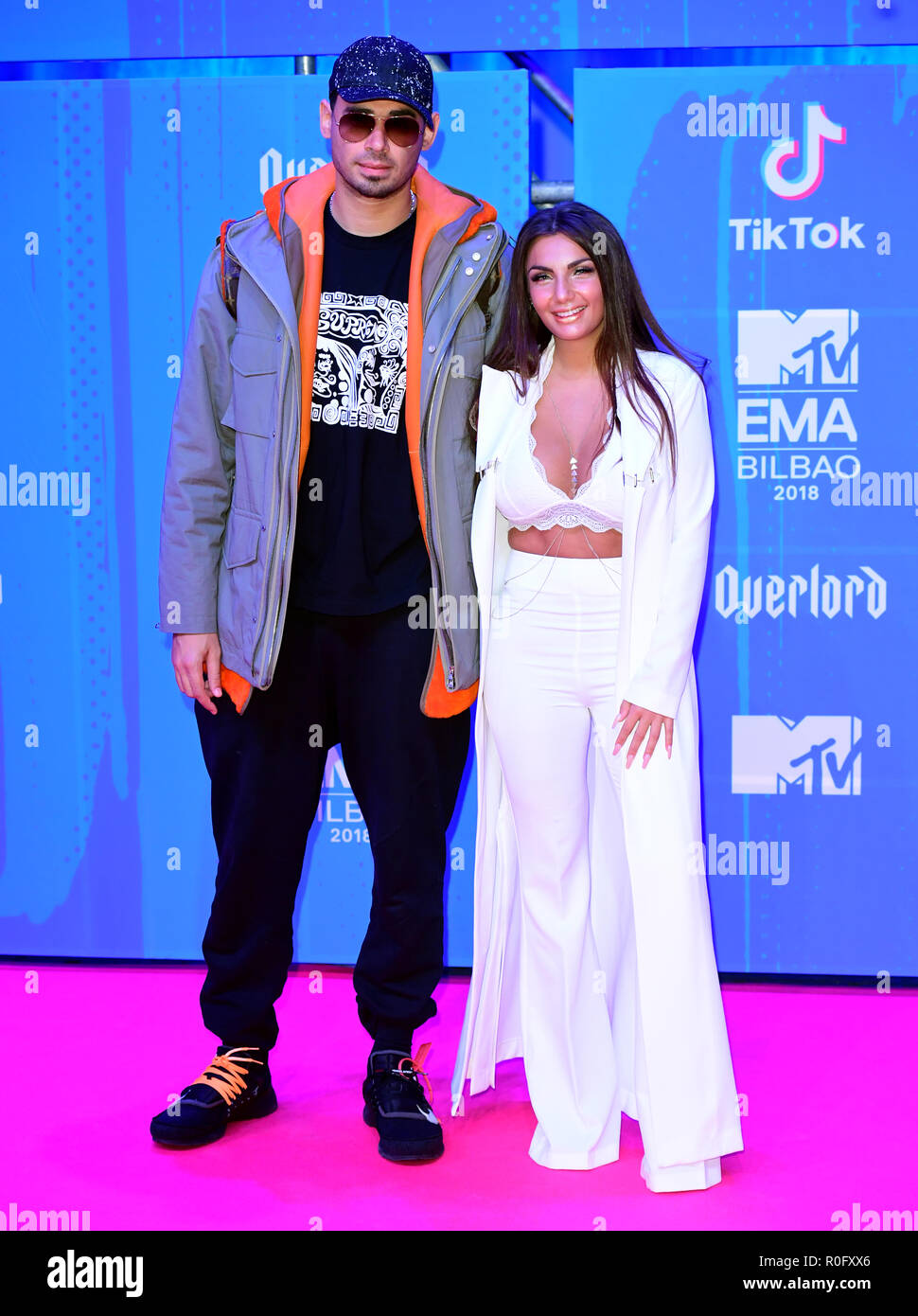 Afrojack e Elettra Lamborghini che frequentano gli MTV Europe Music
