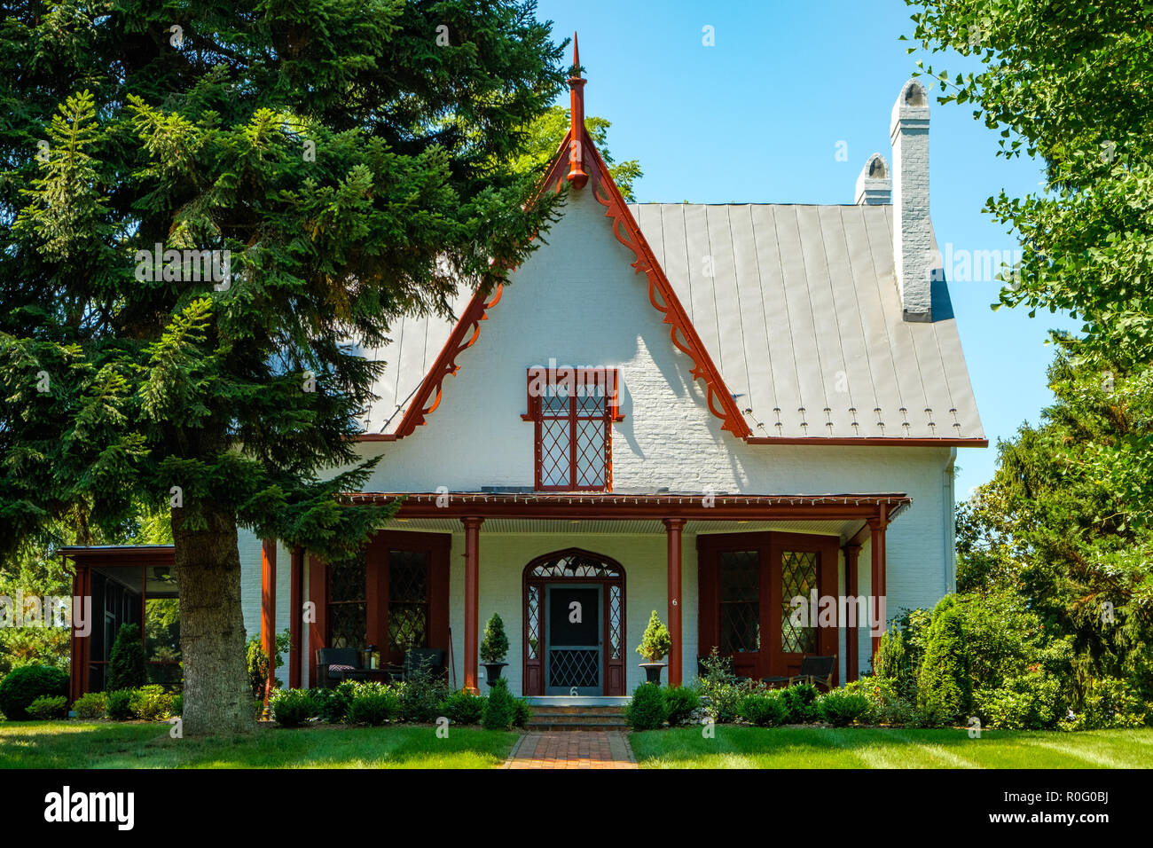 Il Manse, 6 White Street, Lexington, Virginia Foto Stock