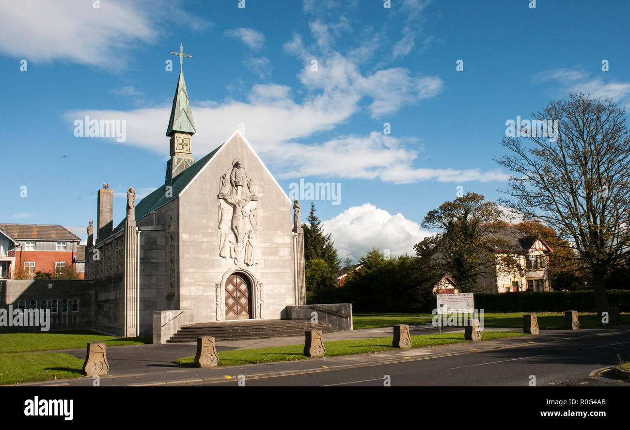 Il Santuario di Nostra Signora di Lourdes . A il grado 2 edifici in Blackpool Lancashire England Regno Unito Foto Stock