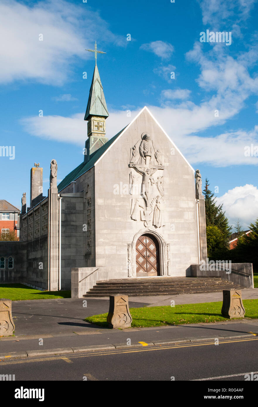 Il Santuario di Nostra Signora di Lourdes . A il grado 2 edifici in Blackpool Lancashire England Regno Unito Foto Stock