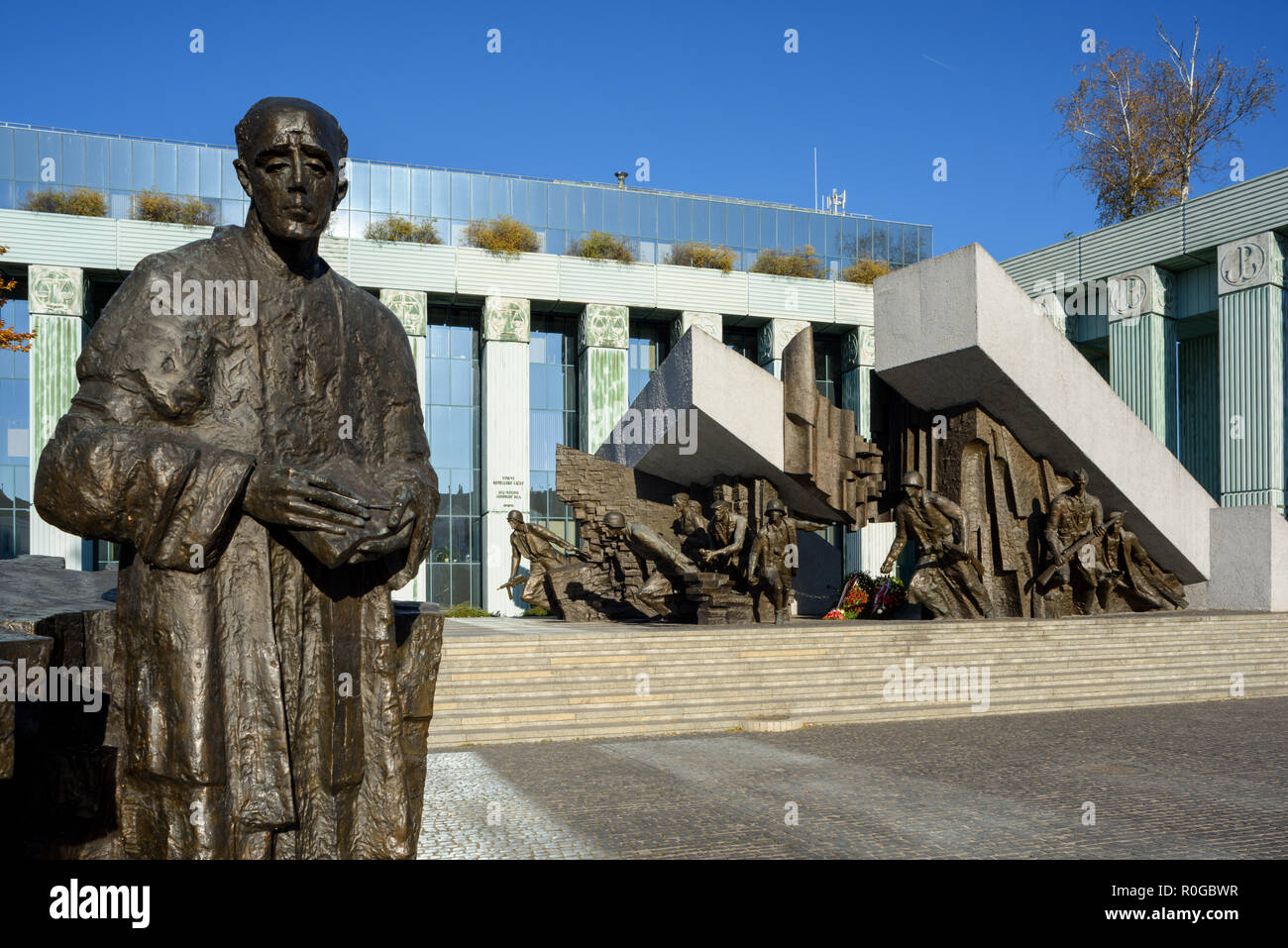 Varsavia, Polonia - ottobre31, 2018: Insurrezione di Varsavia monumento dedicato alla insurrezione di Varsavia nel 1944 contro gli occupanti nazisti. Foto Stock