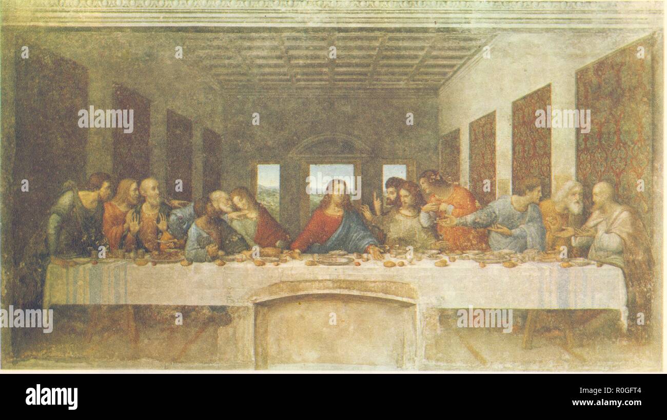 La última Cena De Leonardo Da Vinci Last supper leonardo da vinci immagini e fotografie stock ad alta