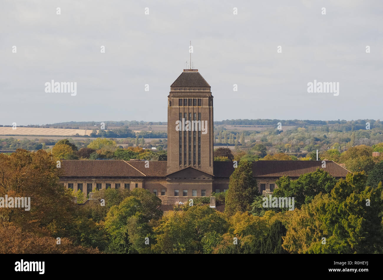 CAMBRIDGE, Regno Unito - circa ottobre 2018: Cambridge University Library Foto Stock