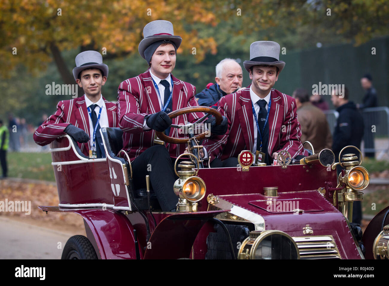 Bonhams Londra a Brighton Veteran Car Run 2018, il più antico del mondo evento motoristico con alcuni dei più grandi macchine d'epoca rendono il 60 miglia di viaggio Foto Stock