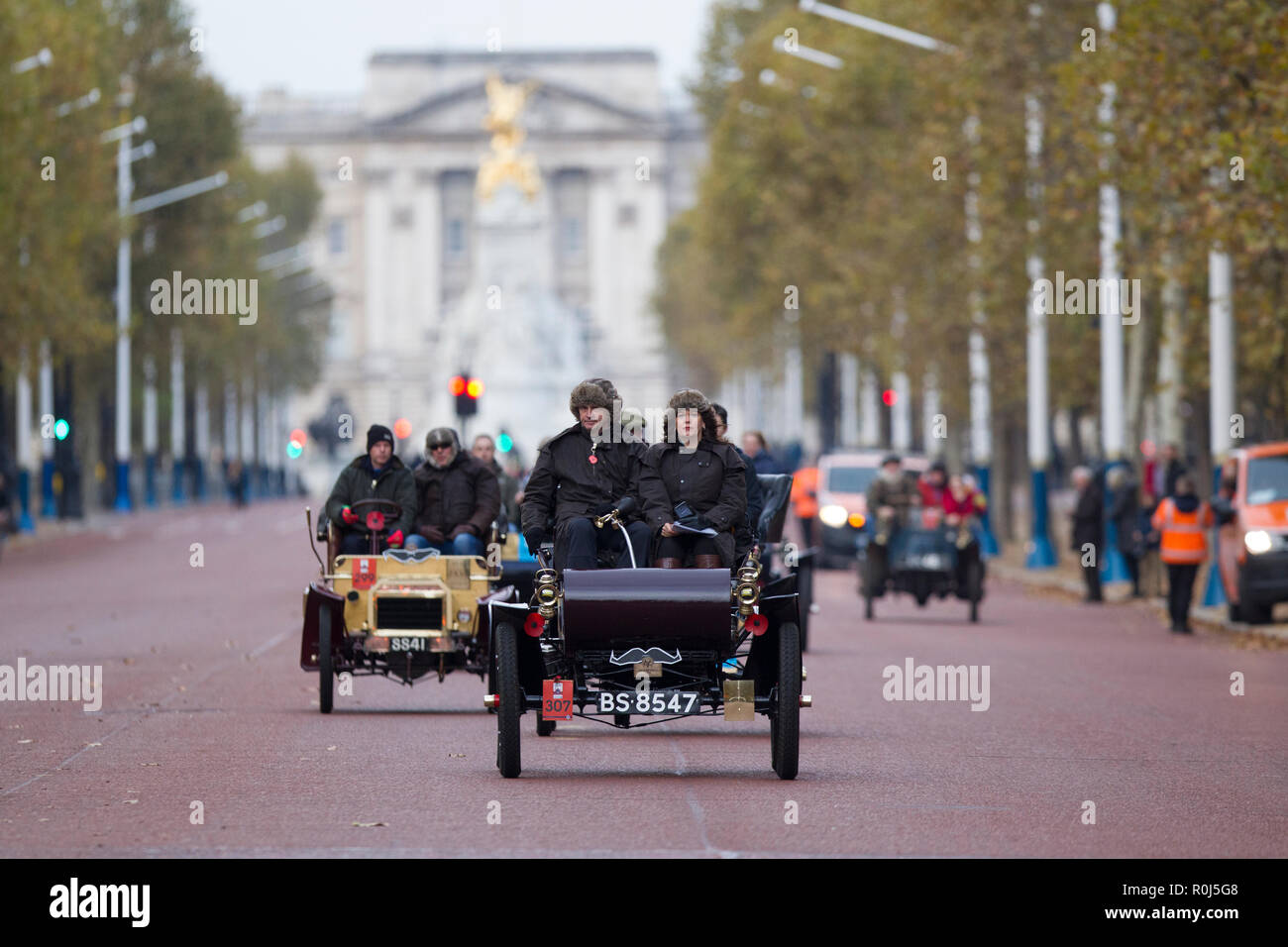 Bonhams Londra a Brighton Veteran Car Run 2018, il più antico del mondo evento motoristico con alcuni dei più grandi macchine d'epoca rendono il 60 miglia di viaggio Foto Stock
