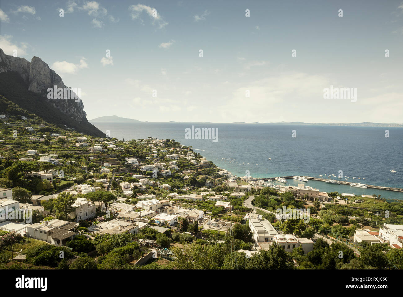 Isola di Capri in Italia Foto Stock