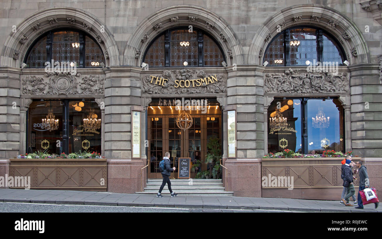 The Scotsman ristorante Grand Cafe, North Bridge, Edimburgo, Scozia, Regno Unito Foto Stock