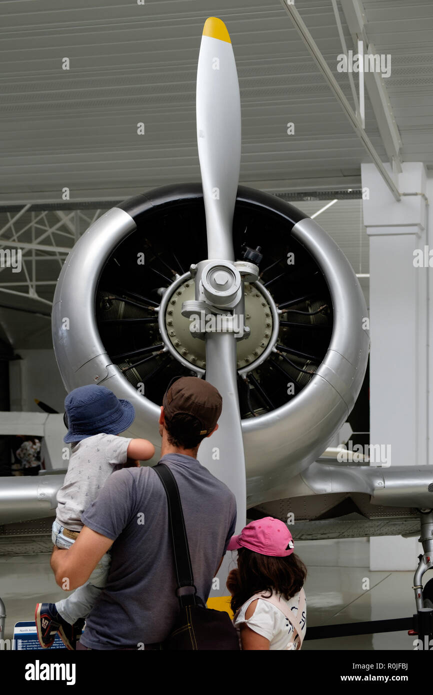 Il Museo dell'aria - Museu do Ar - Museo dell'aviazione portoghese della Air Force a Sintra Air Base, Portogallo, Europa Foto Stock