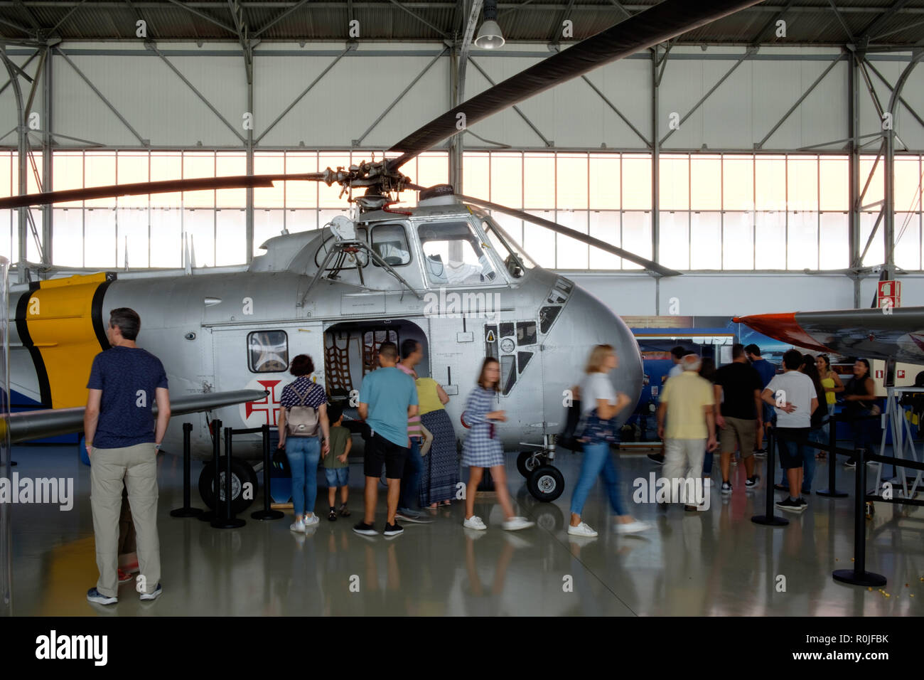 Il Museo dell'aria - Museu do Ar - Museo dell'aviazione portoghese della Air Force a Sintra Air Base, Portogallo, Europa Foto Stock