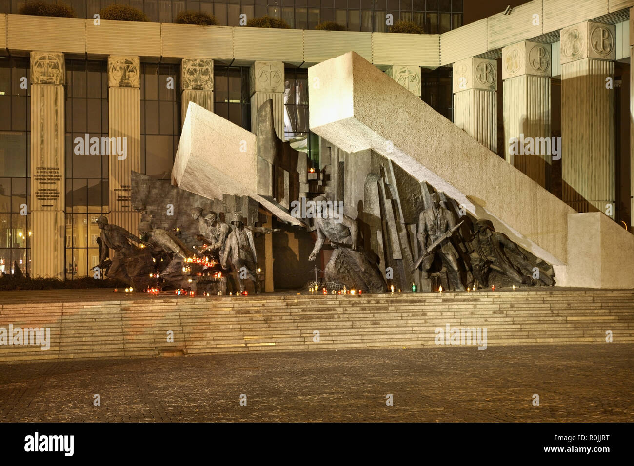 Insurrezione di Varsavia monumento. Polonia Foto Stock