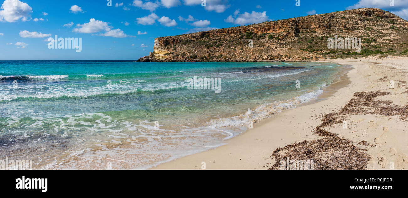 Vista Panoramica O F La Spiaggia Del Coniglio Spiaggia Dei