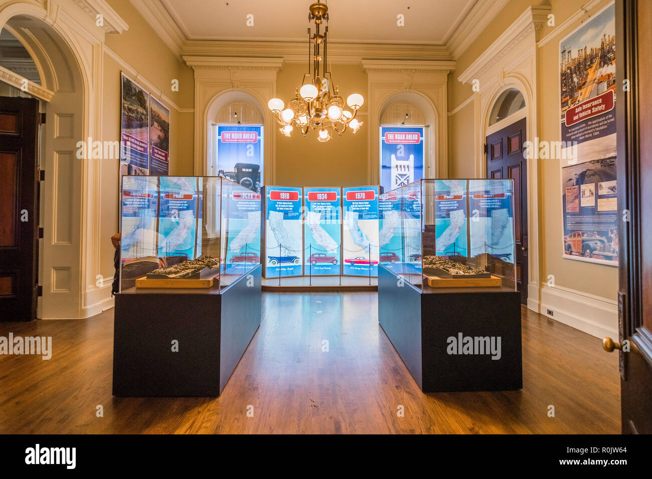 Settembre 22, 2018 a Sacramento / CA / STATI UNITI D'AMERICA - La Strada mostra all interno della California stato Capitol Building Foto Stock