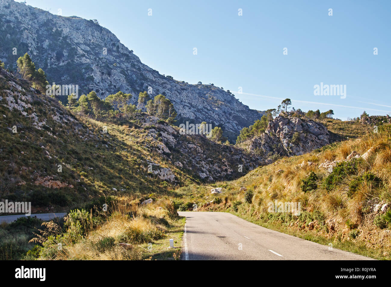 Paesaggio di Mallorca in montagna Foto Stock