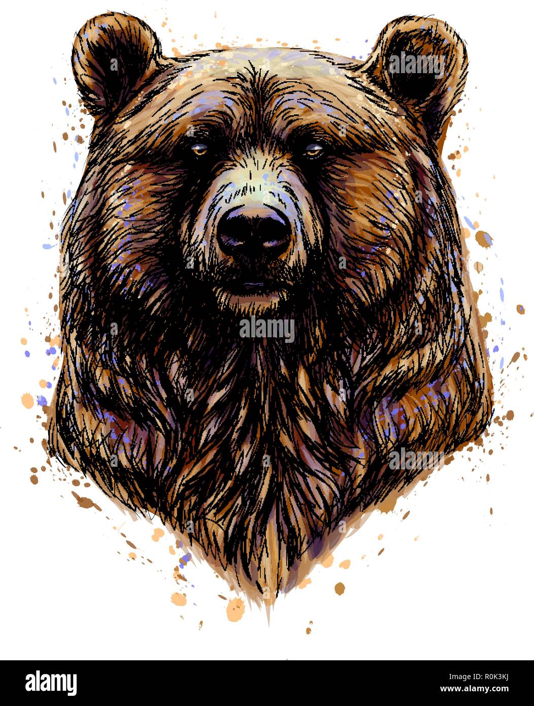Bear watercolor immagini e fotografie stock ad alta risoluzione - Alamy