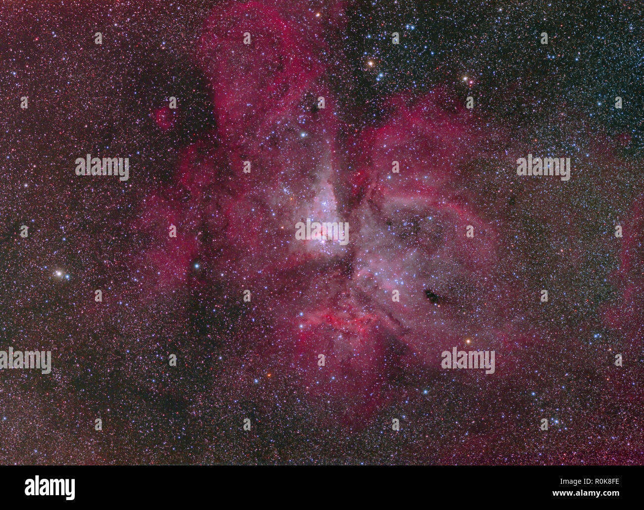 Eta Carinae, un enorme nebulosa di emissione. Foto Stock
