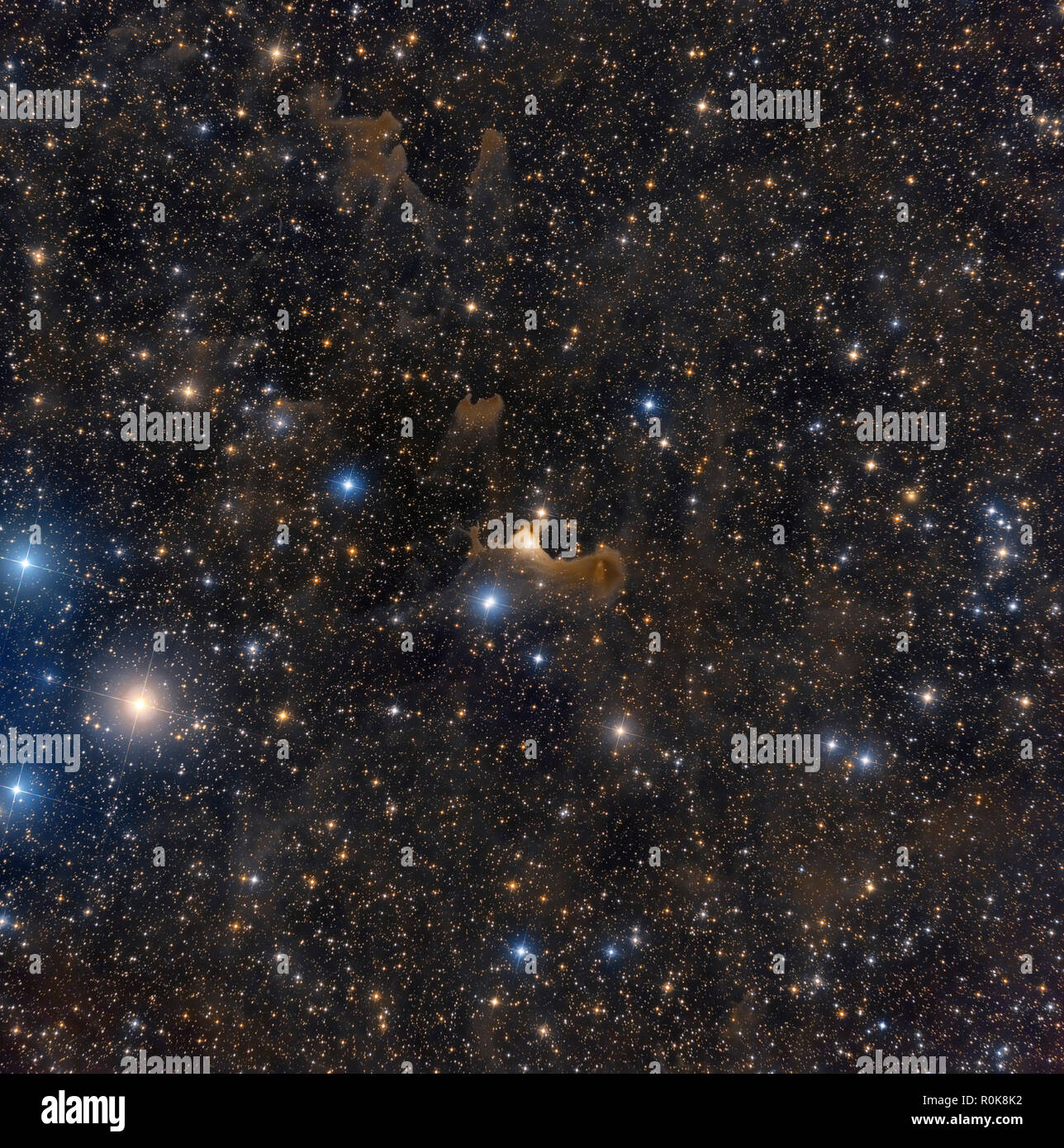 Il fantasma della nebulosa nella costellazione di Cefeo. Foto Stock