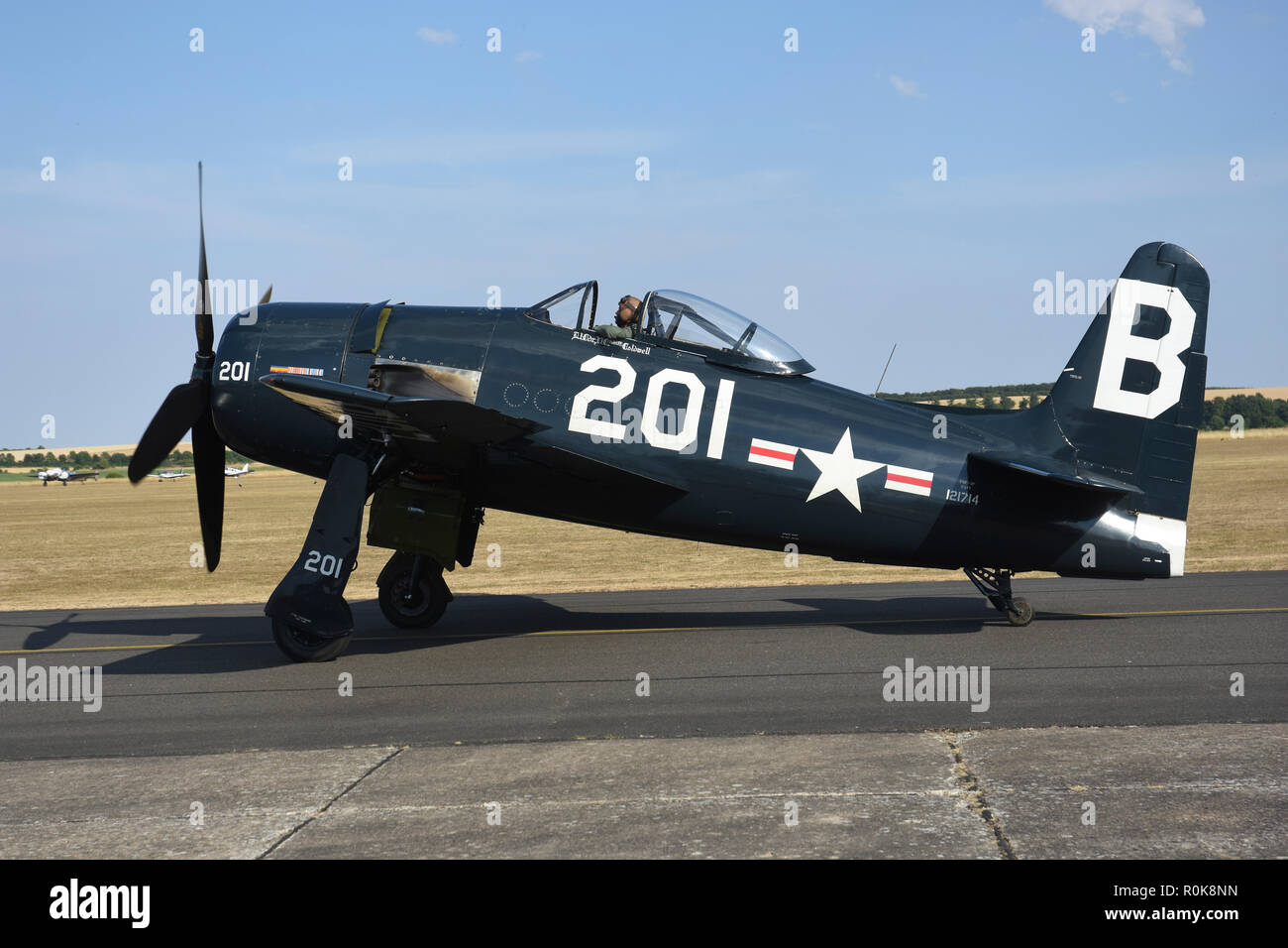 Stati Uniti Navy F8F Bearcat. Foto Stock