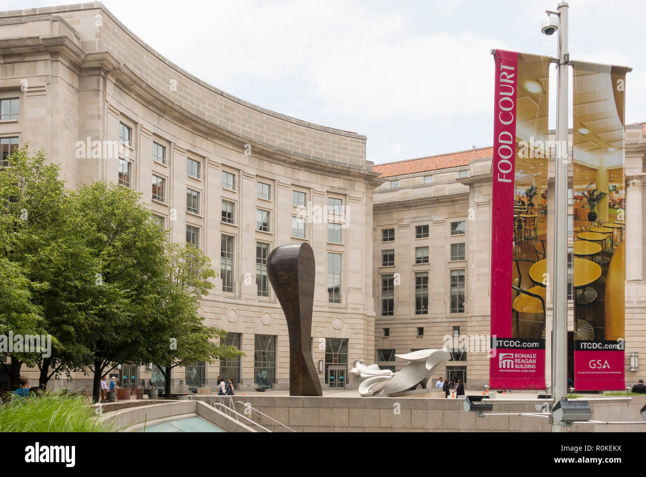 Edificio Ronald Reagan e Centro commerciale Internazionale Washington DC Foto Stock