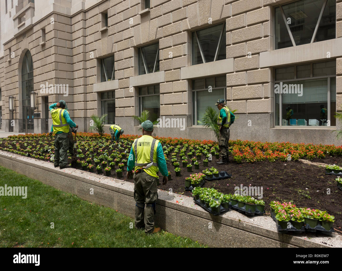 Edificio Ronald Reagan e Centro commerciale Internazionale Washington DC Foto Stock