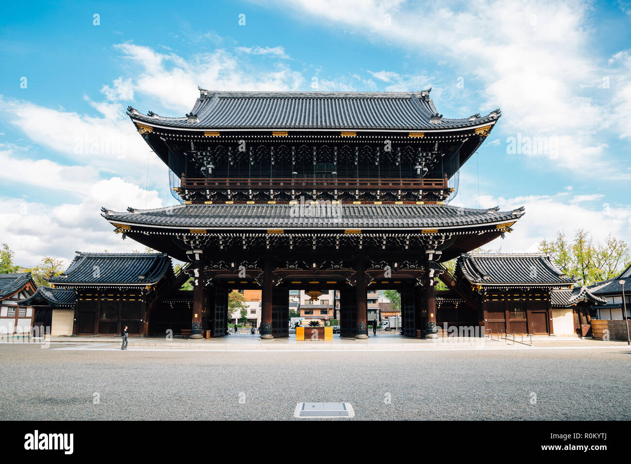 Il Tempio Higashi Honganji a Kyoto, Giappone Foto Stock