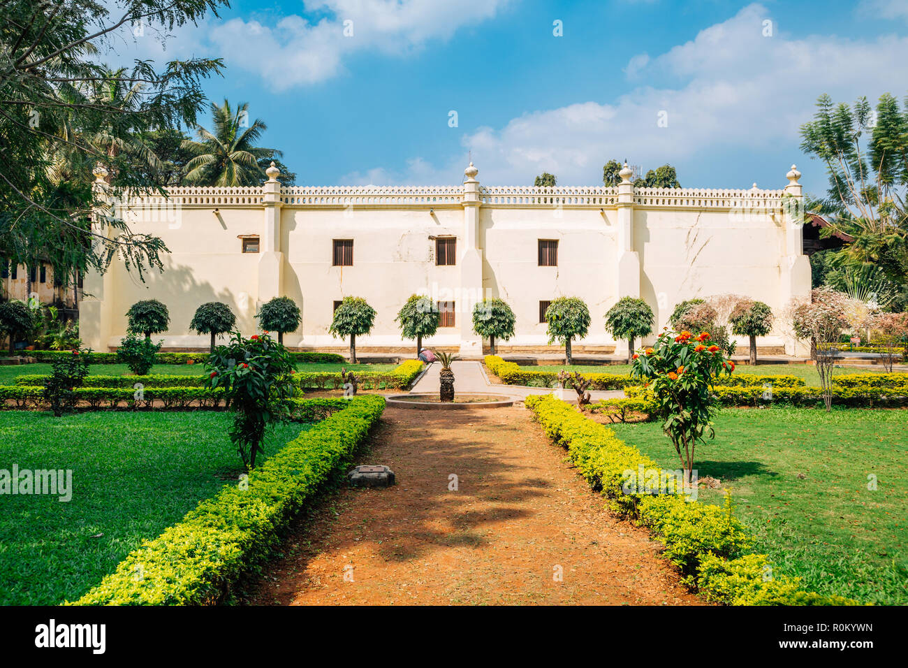 Tipu Sultan's Summer Palace a Bangalore in India Foto Stock