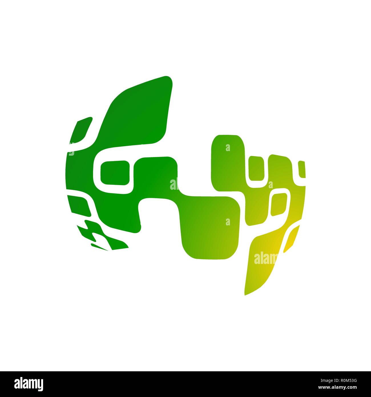 Sfera astratta molecole design. Illustrazione Vettoriale. Gruppo di atomi per il concetto di chimica Illustrazione Vettoriale